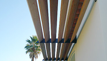 Brise soleil bois